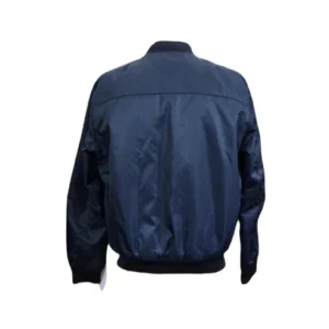 Mens Blue Fashion Jacket Biker Style Slim Fit Casual Outwear Premium Quality Jacket