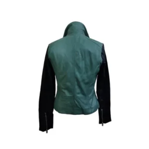 Ladies Real Leather Fashion Jacket Biker Style Real Lambskin Handmade Stylish Jacket